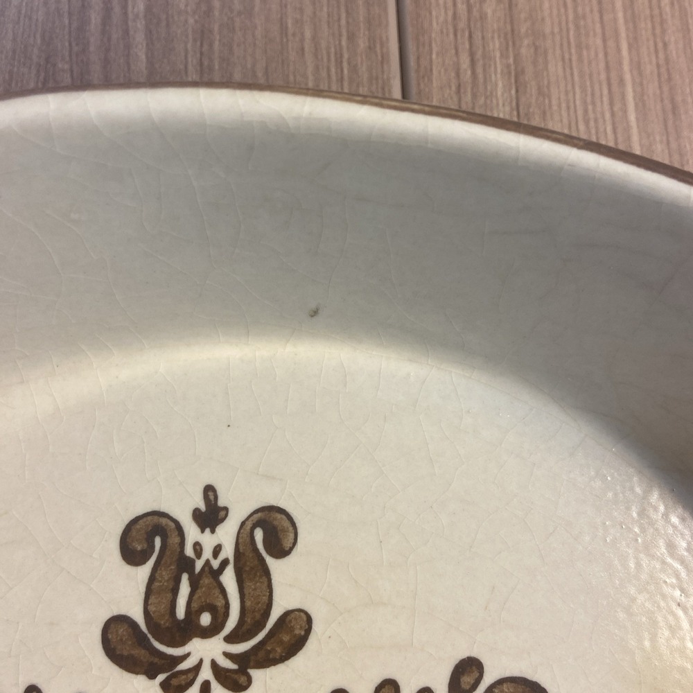Lot 2 Vintage‎ Pfaltzgraff Village 11 And 241 Brown Oval Vegetable Serving Bowls - Picture 12 of 14